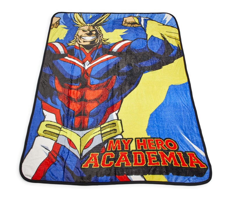 JUST FUNKY My Hero Academia All Might Large Fleece Throw Blanket | Official My Hero Academia Collectible Decorative Throw Blanket | 60 x 45 Inches - Image 3